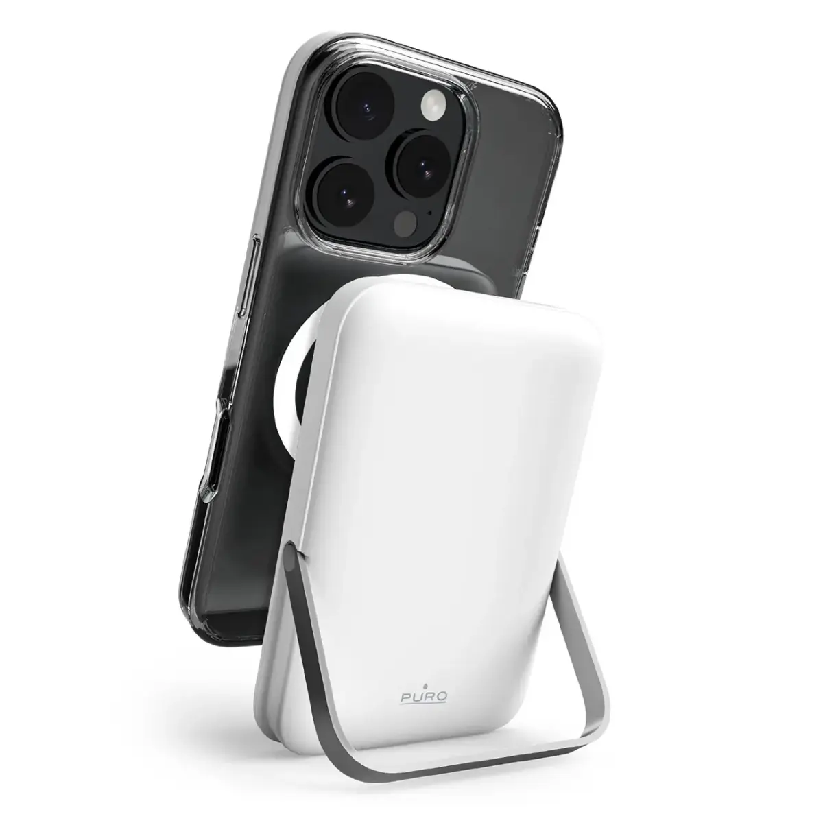 Puro ārējais akumulators (powerbank) | 10000 mAh | 20W | USB-C, MagSafe | balts