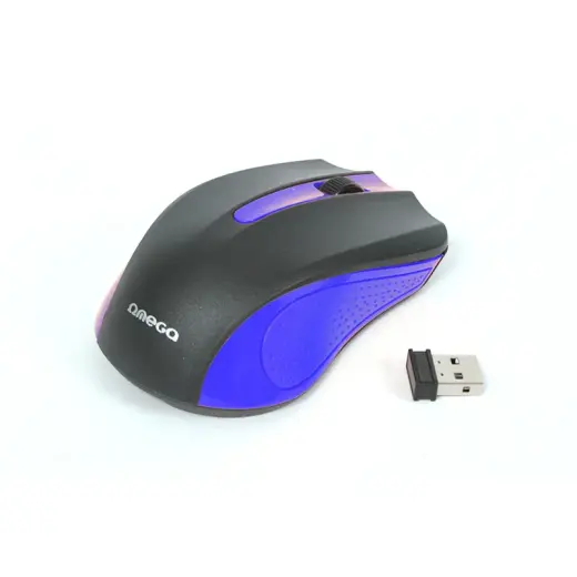 Omega OM0419BL wireless mouse 1000 DPI blue
