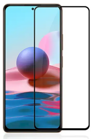 HOFI Fusion pilnam ekrānam 5D aizsargstikls ar rāmi telefonam Xiaomi Redmi Note 11 | Xiaomi Poco M4 Pro 5G melns
