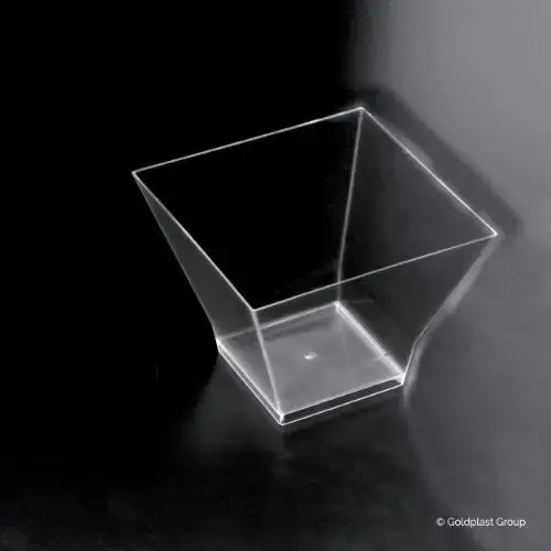 PAGODA Snack container PS, transparent, 200