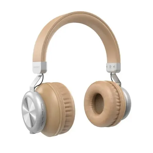 Dudao wireless Bluetooth headphones with micro SD card slot gold (X22 gold)