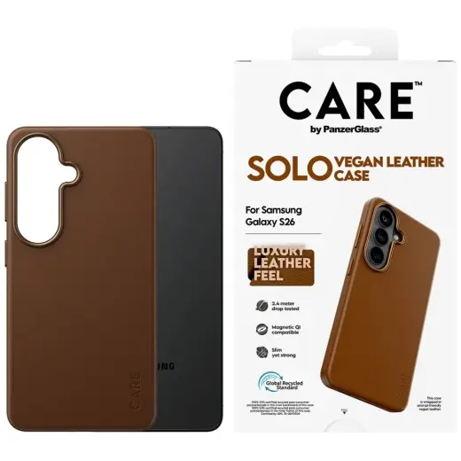 CARE by PanzerGlass Solo phone case for Samsung Galaxy S26 (S942) brown