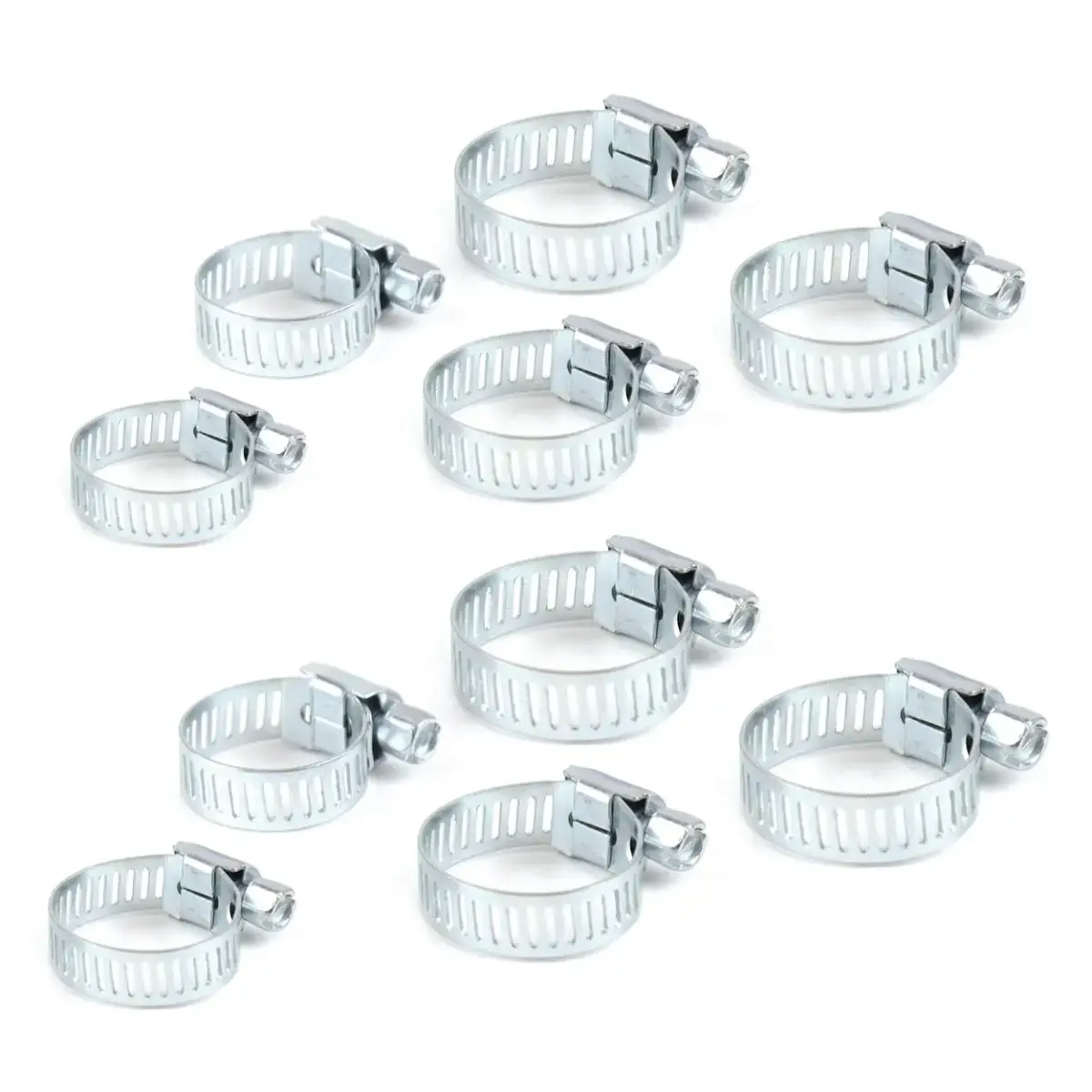Screw clamps 10 pcs blister