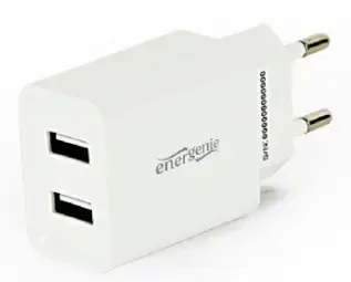 Energenie 2-port Universal USB Charger White