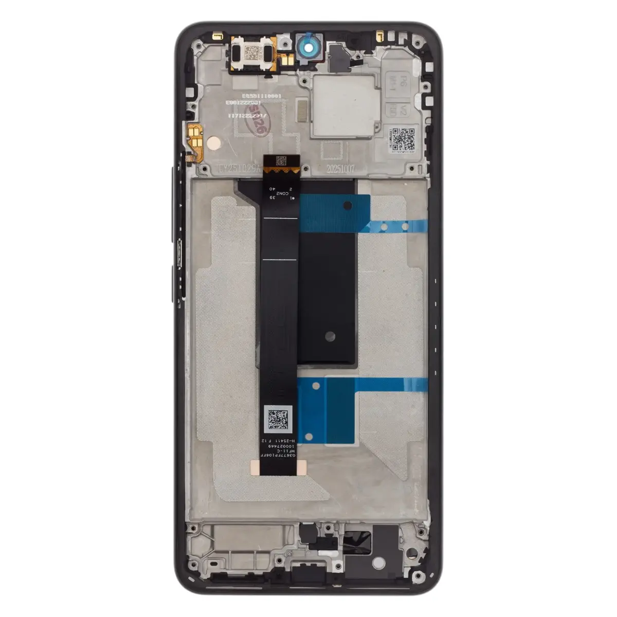 LCD Display + Touch Unit + Front Cover for Xiaomi Redmi Note 15 Pro 4G Black (Service Pack)
