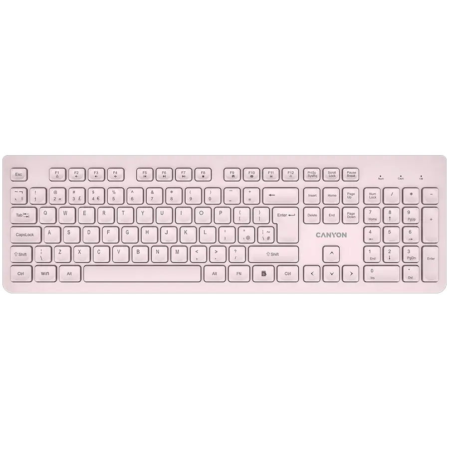 CANYON keyboard HKB-W01 UK/US AAA Wireless Beige