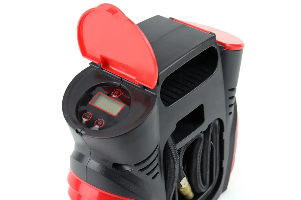 Car Air compressor with digital pressure gauge and LED light 12V ACOMP-16