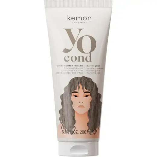Kemon, Yo Marron Glacé Coloring, Hair Colour Conditioner, 200 ml