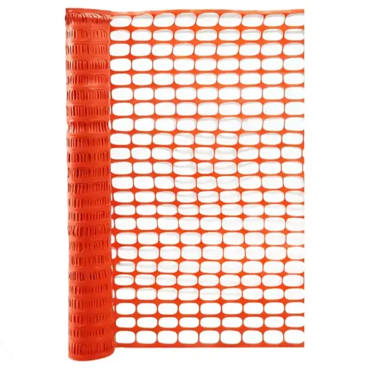 Technical fence mesh PE 1x50m, orange