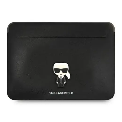 Karl Lagerfeld Saffiano Ikonik Computer Sleeve 13|14" Black