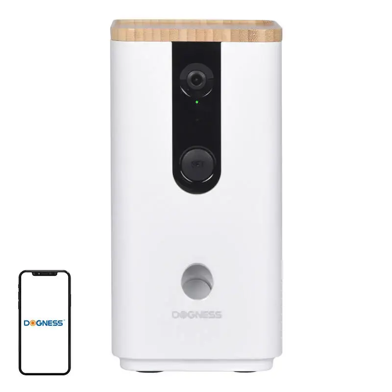 Smart snack feeder with camera T03 Dogness (White)