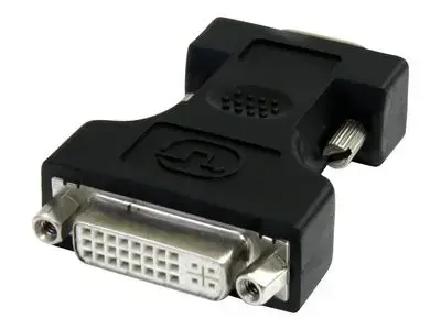 StarTech.com DVI-I to VGA Cable Adapter - Black - F | M - DVI I to VGA Adapter for Your VGA Monitor or Display (DVIVGAFMBK) - VGA adapter