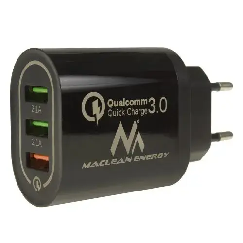 Зарядное устройство MACLEAN MCE479B | 18W | QC | USB-A