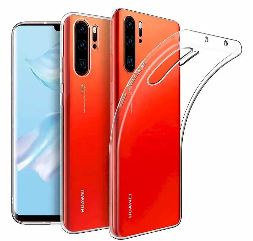 Fusion Ultra Back Case 2 mm Izturīgs Silikona Aizsargapvalks Priekš Huawei P30 Pro Caurspīdīgs