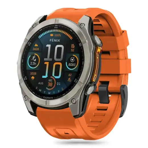 TECH-PROTECT SILICONE GARMIN FENIX 5 | 6 | 6 PRO | 7 | 8 (47 ММ) | E ORANGE