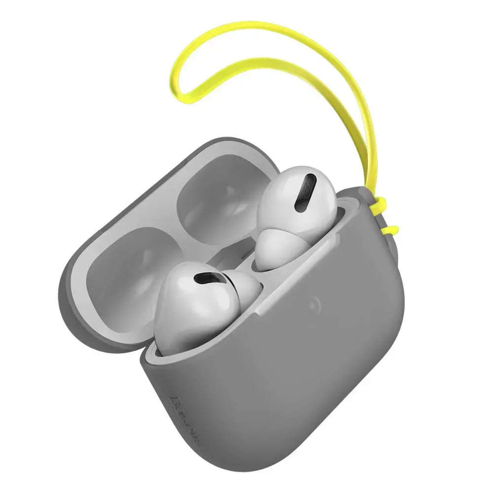 Baseus Let''s go Silicone Case For Apple Apple Airpods Pro Gray