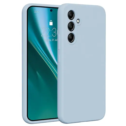 Etteri Silicone telefono dėklas Samsung Galaxy A54 5G šviesiai mėlynas