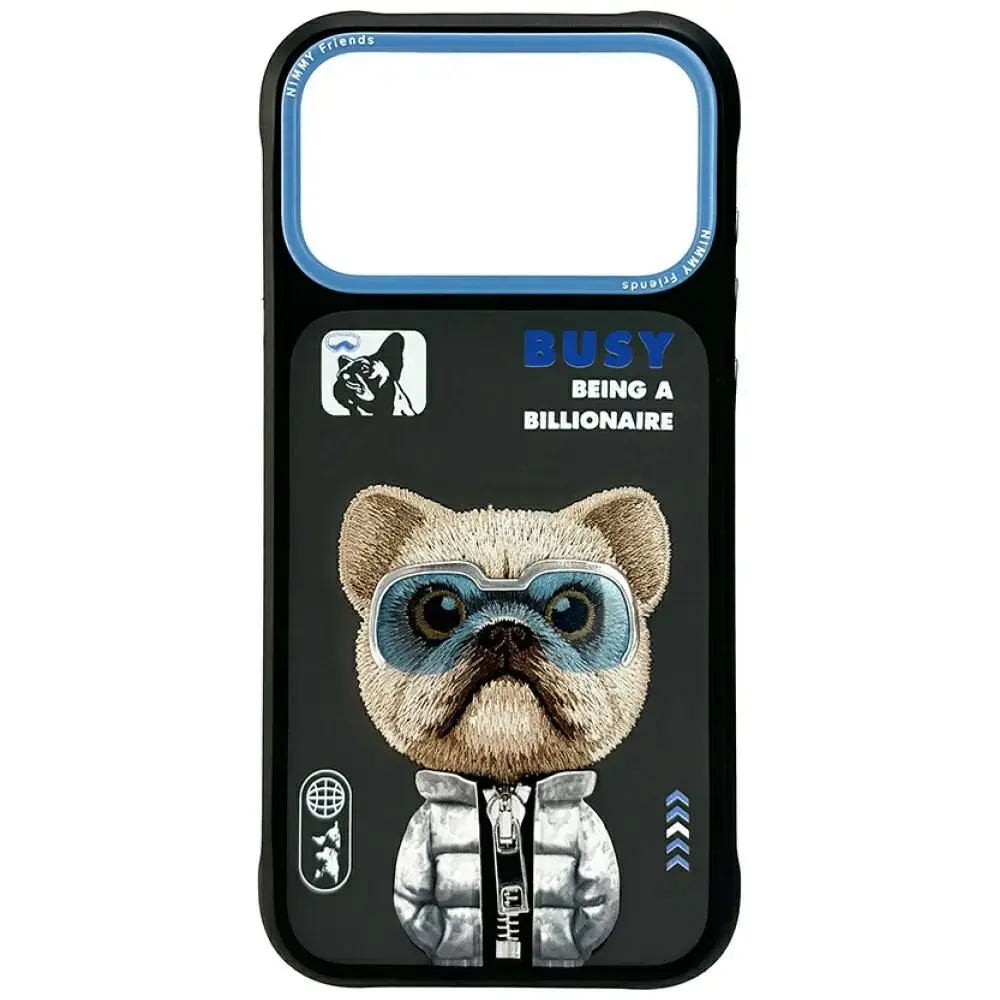 Etui Nimmy Cool&Cute 2.0 Dog do iPhone    17 Pro czarny