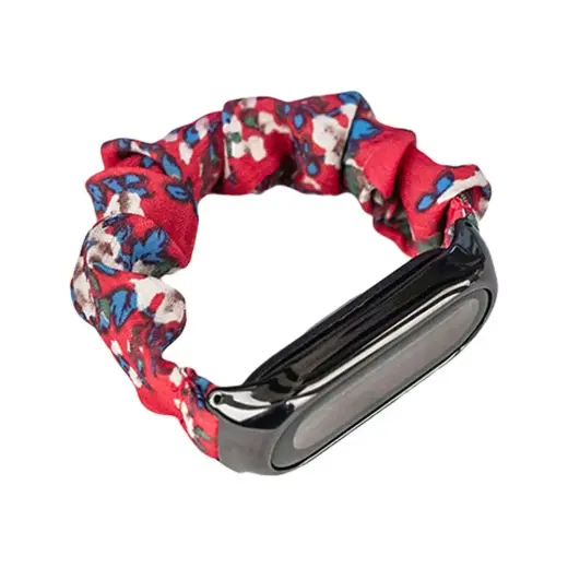 Fusion Cloth watch strap for Xiaomi Mi Band 3 | 4 | 5 | 6 red - blue