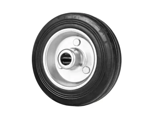 Tērauda-gumijas ritenis 100mm 60kg