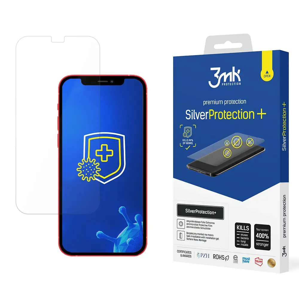 3mk SilverProtection+ aizsargplēve telefona ekrānam iPhone 12 | iPhone 12 Pro