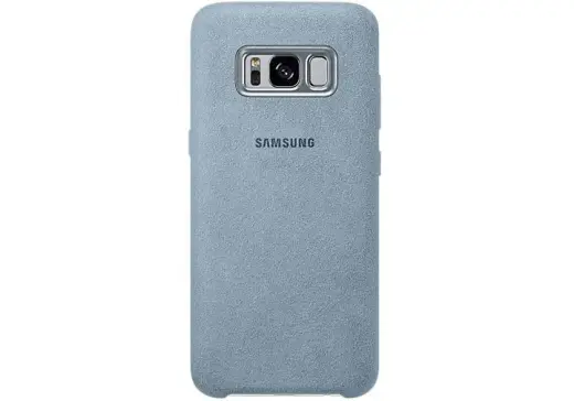 Samsung EF-XG955AMEGWW Alcantara Cover Original case for Samsung G955 Galaxy S8 Plus grey