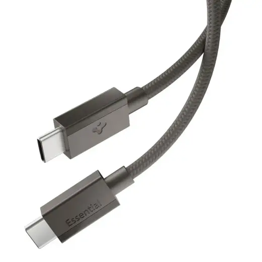 Spigen EB6015CC datu pārraides un uzlādes vads | USB-C uz USB-C | 60W | 1.5m | pelēks