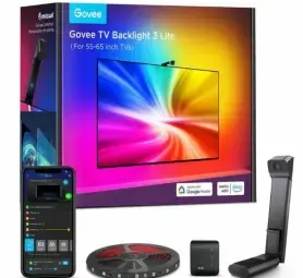 LED lente Govee H60993D1 Wi-Fi / Bluetooth / RGBIC 3.6m