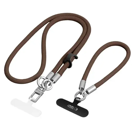 TECH-PROTECT C10S ROPE CROSSBODY & WRIST WALNUT BROWN/TITANIUM