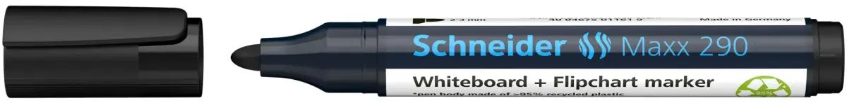 Marķieris tāfelei SCHNEIDER MAXX 290, konisks, melns