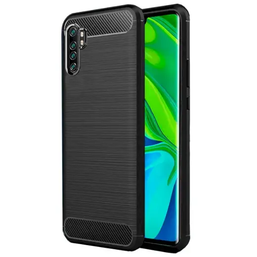 Fusion trust silikona aizsargapvalks Xiaomi Mi Note 10 | Mi Note 10 Pro melns