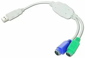 Adapter Gembird USB uz PS|2 white