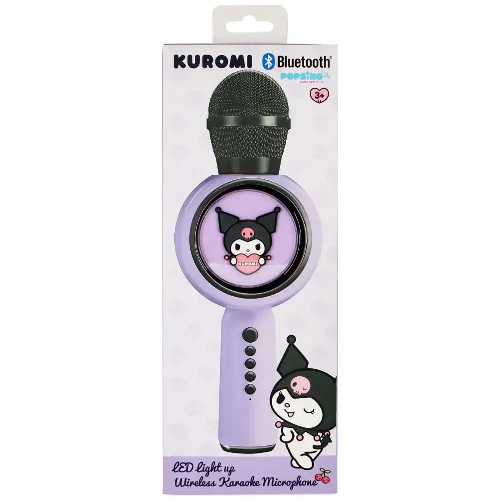 Karaoke Microphone with LED Wireless Speaker OTL Kuromi