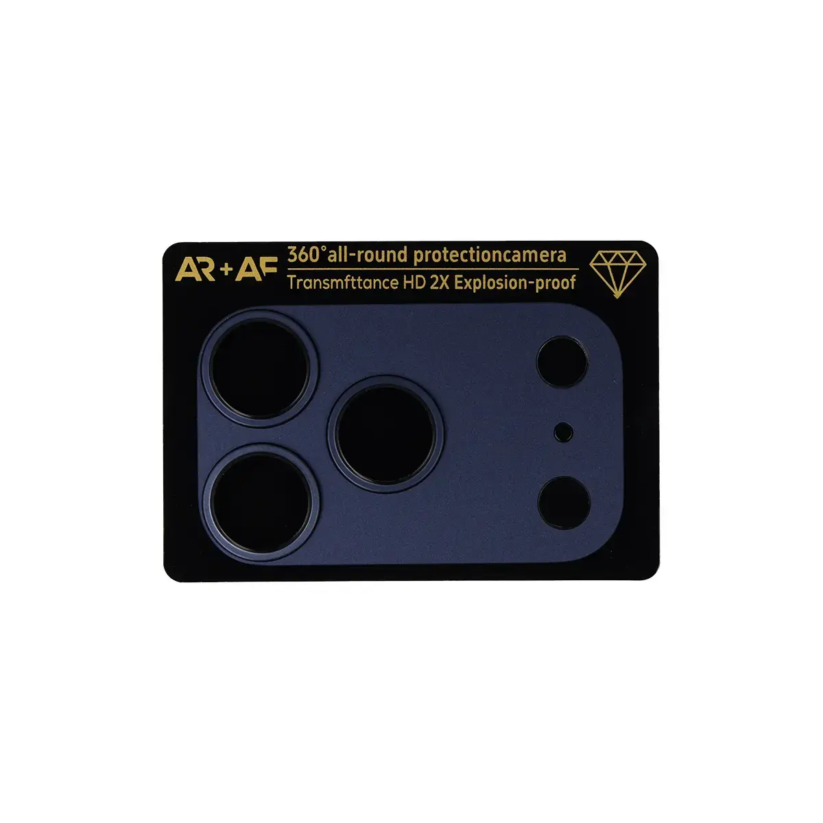 camera lens protector for iPhone 17 Pro Max blue