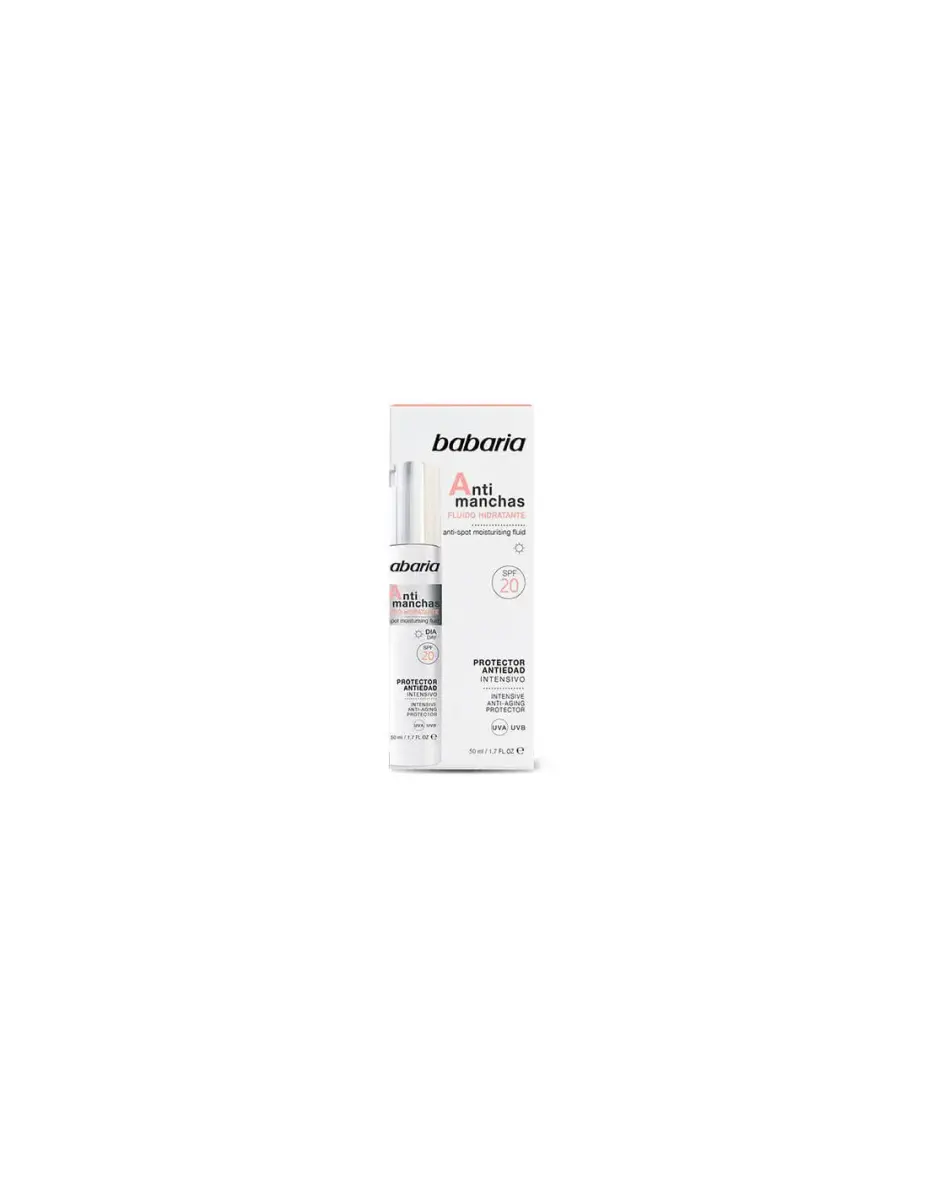 BABARIA FLUIDO HIDRATANTE ANTIMANCHAS SPF20 50ML