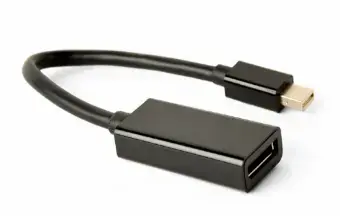 Gembird Mini DisplayPort Male to DisplayPort Female черный