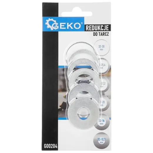 Redukciju kompl.zāģripām no 32 uz 30/25,4/22,2/20/16/12,7mm