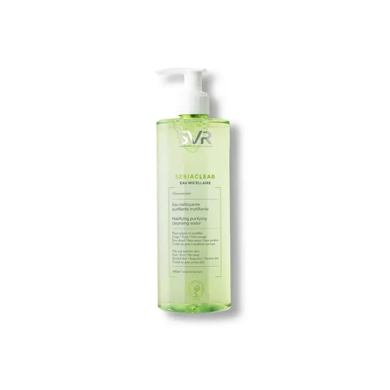 SVR, Sebiaclear, Cleansing Micellar Water, 13.5 Fl Oz (400 Ml)