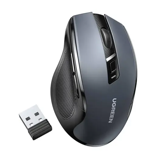 Wireless mouse UGREEN 2.4 GHz (black) (MU006)