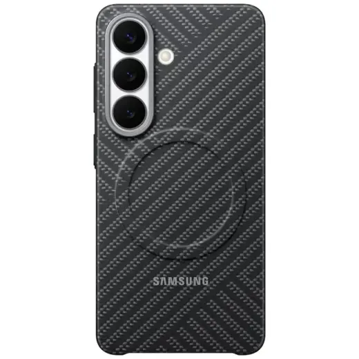 Samsung Carbon Magnet telefono dėklas Samsung Galaxy S26 (S942) pilkas
