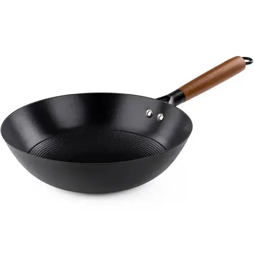 Luigi Ferrero Tika FR-2855WH WOK Čuguna panna 28x8cm