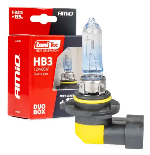 Halogen bulbs HB3 12V 60W LumiTec NEXT GENERATION +135% DUO AMIO-04406