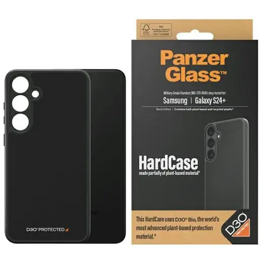 PanzerGlass HardCase Sam S24+ S926 D3O 3xMilitary grade  чёрный| 1217
