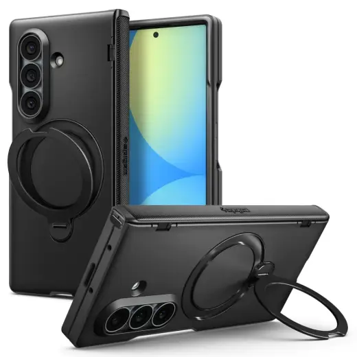Spigen Slim Armor Pro S чехол с поддержкой MagSafe для телефона Samsung Galaxy Z Fold 8 Ultra (F976) чёрный