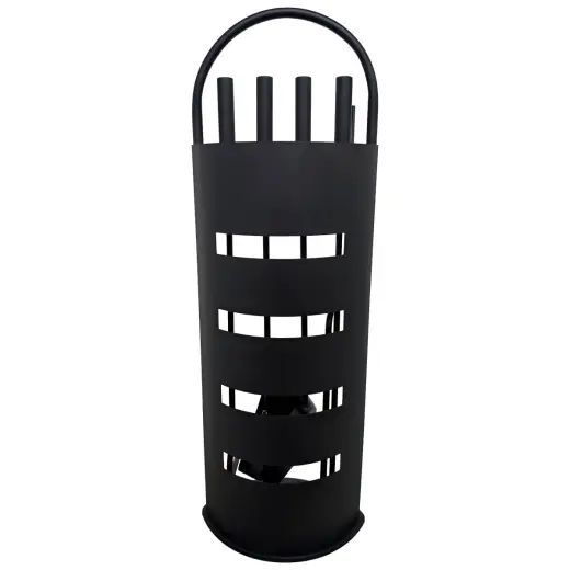 Fireplace accessory set K087-B , 5 tools, black