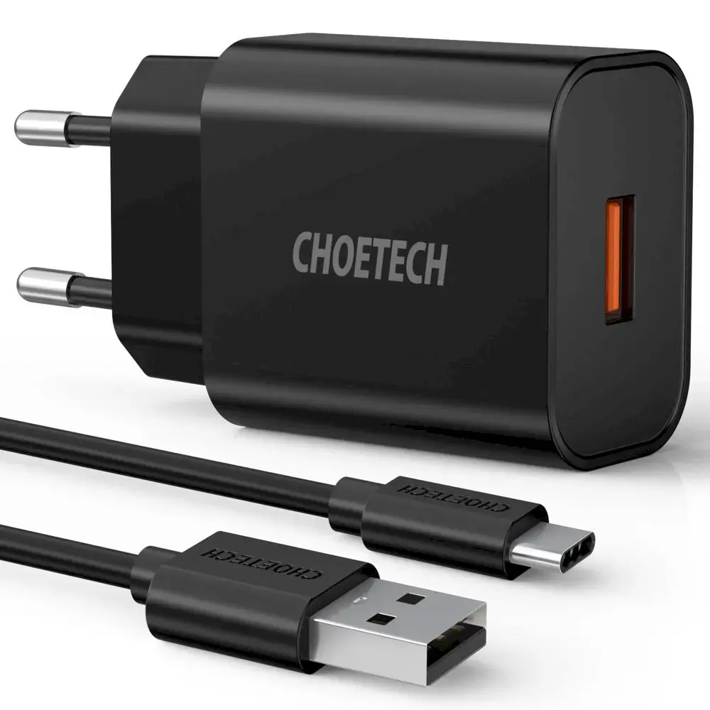 Choetech Quick Charge 3.0 Quick Charge 3.0 18W 3A USB Wall Charger Black (Q5003)