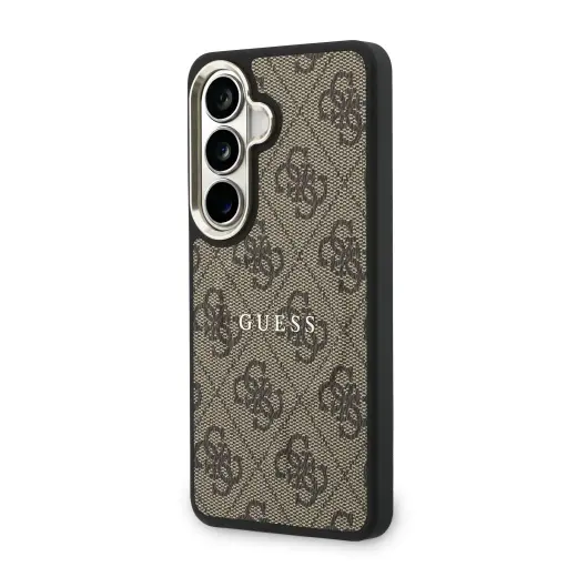 Guess 4G Gold Frame phone case for Samsung Galaxy S26+ (S947) brown