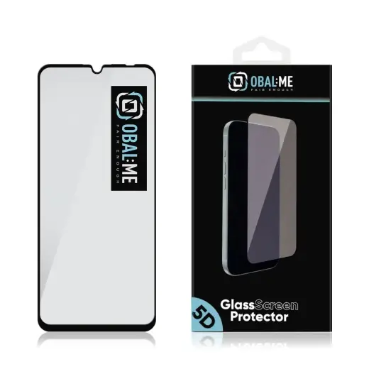 OBAL:ME 5D Glass Screen Protector for Honor X5c Plus Black