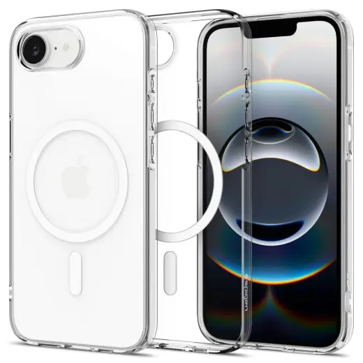 Spigen Liquid Crystal MagSafe telefona maciņš priekš iPhone 16e caurspīdīgs