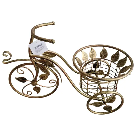 Flower pot holder Bicycle, metal, 1-slot, 43x20x30cm, b